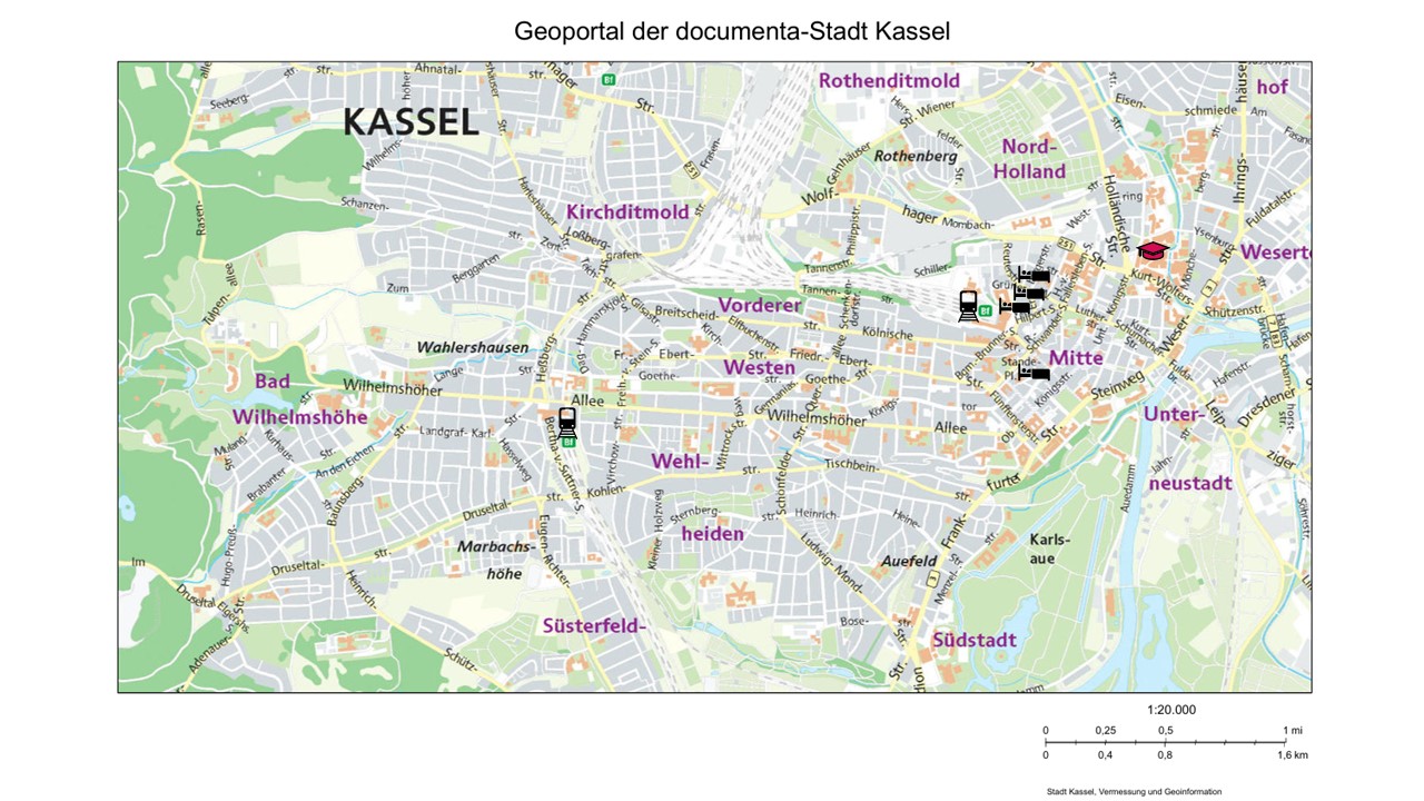 Stadtplan Hotel Uni Bhf